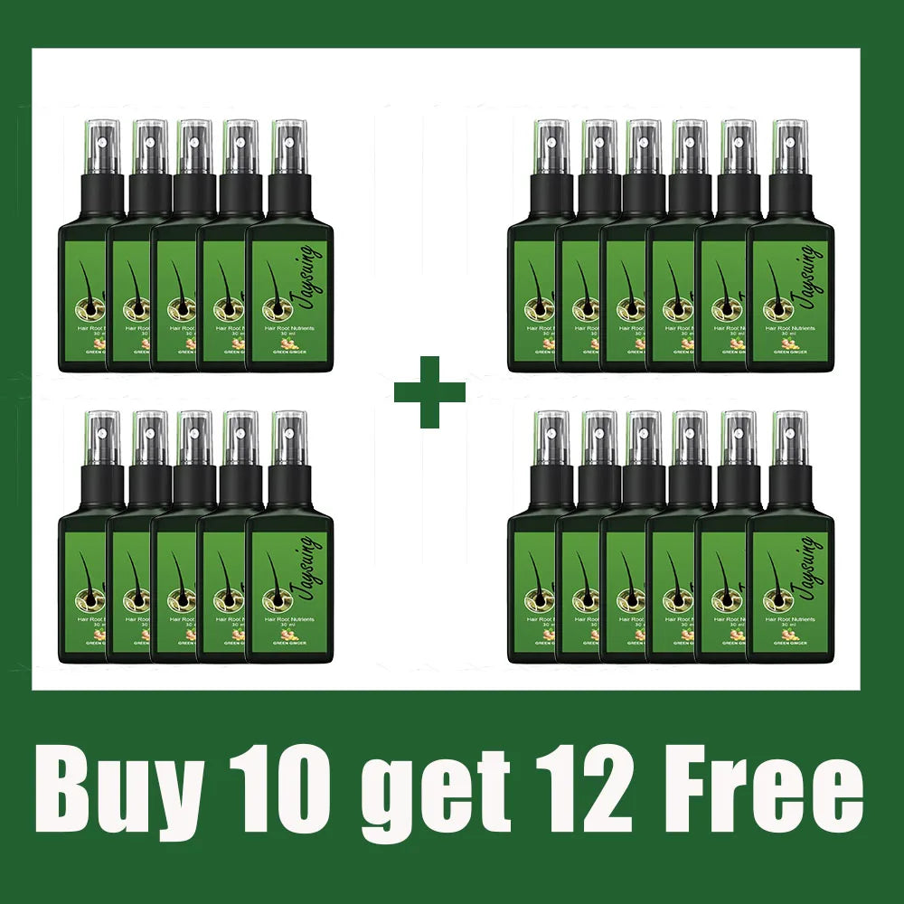 Natural Ginger Hair Growth Spray Anti Hair Loss Serum