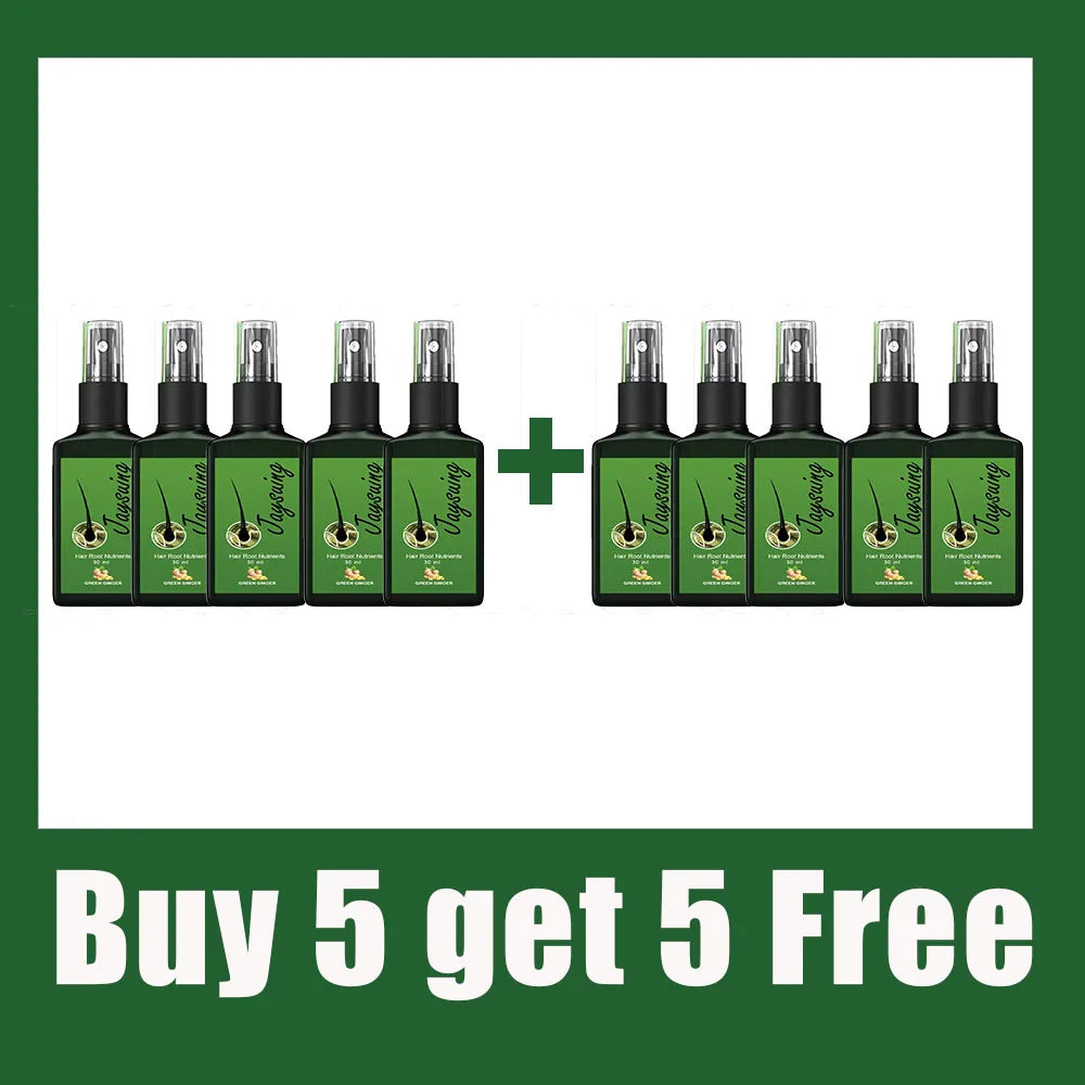 Natural Ginger Hair Growth Spray Anti Hair Loss Serum