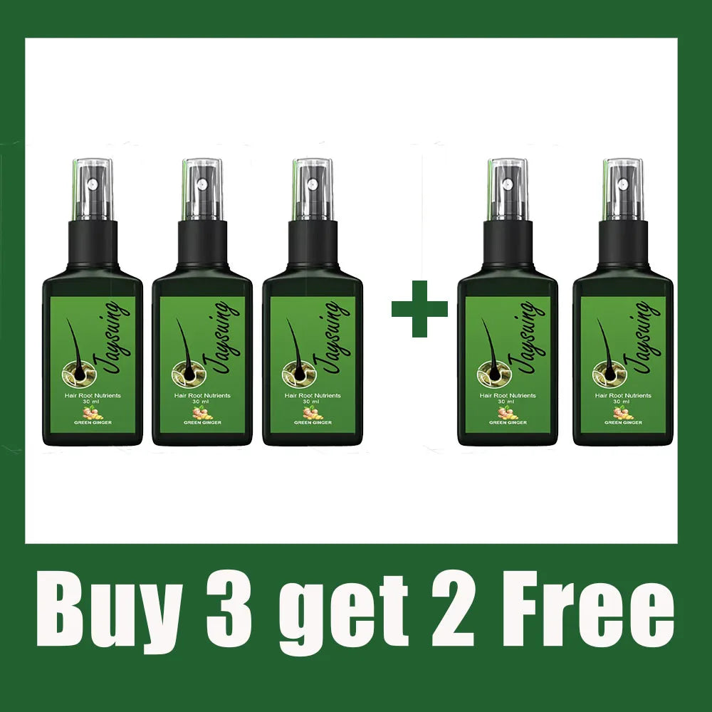 Natural Ginger Hair Growth Spray Anti Hair Loss Serum