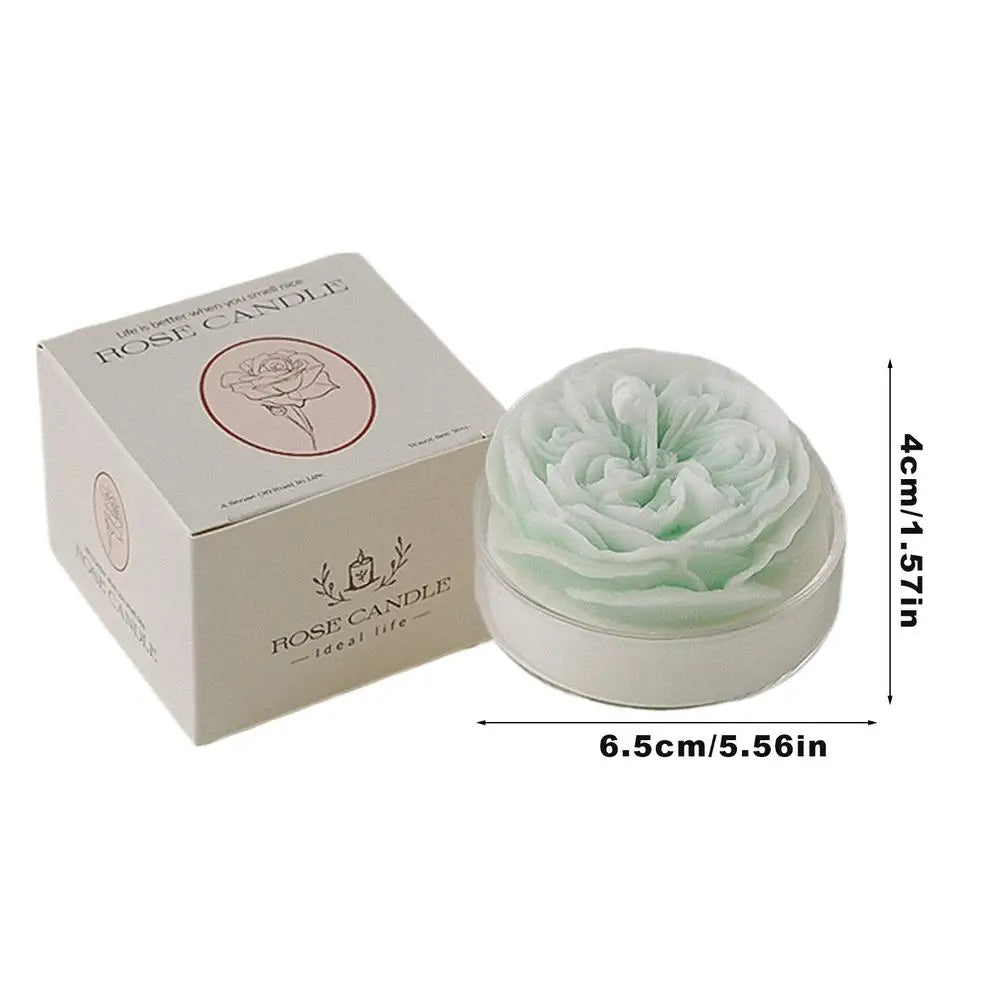 Natural Soy Wax Rose Style Aromatherapy Scented Candles