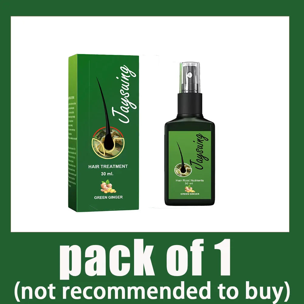 Natural Ginger Hair Growth Spray Anti Hair Loss Serum