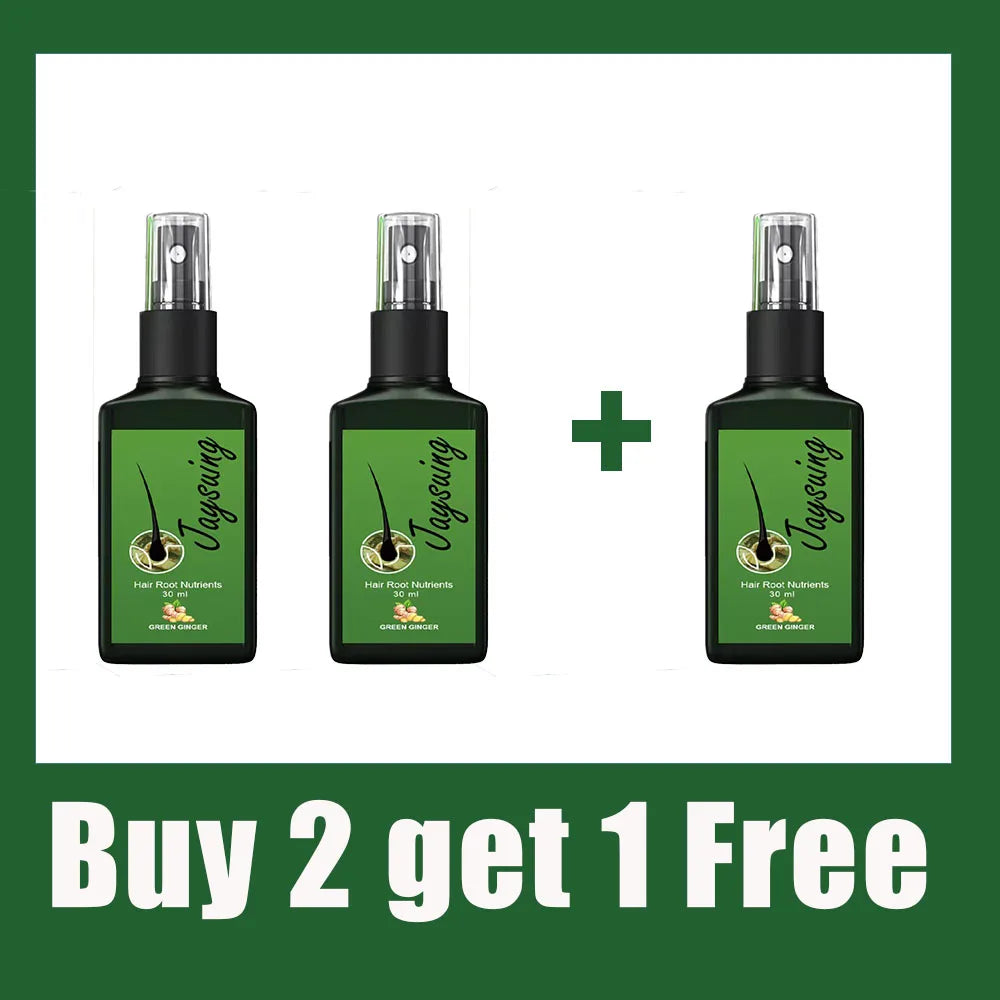 Natural Ginger Hair Growth Spray Anti Hair Loss Serum